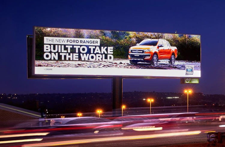 Outdoor 10mm DOOH Advertising Billboard