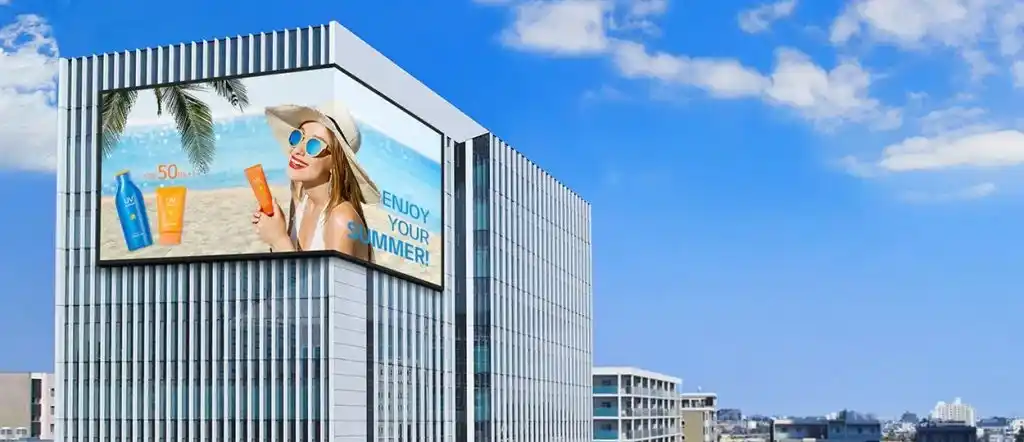 large outdoor led advertising screen