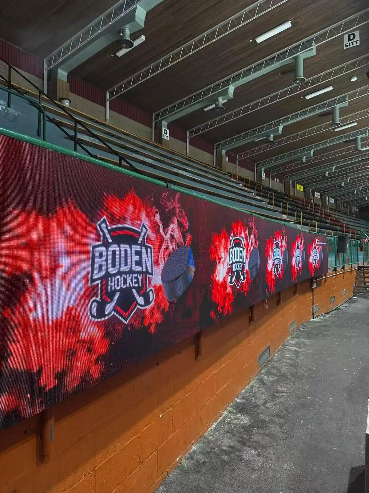 cinstar stadium led display for swedish hockey arenas 1