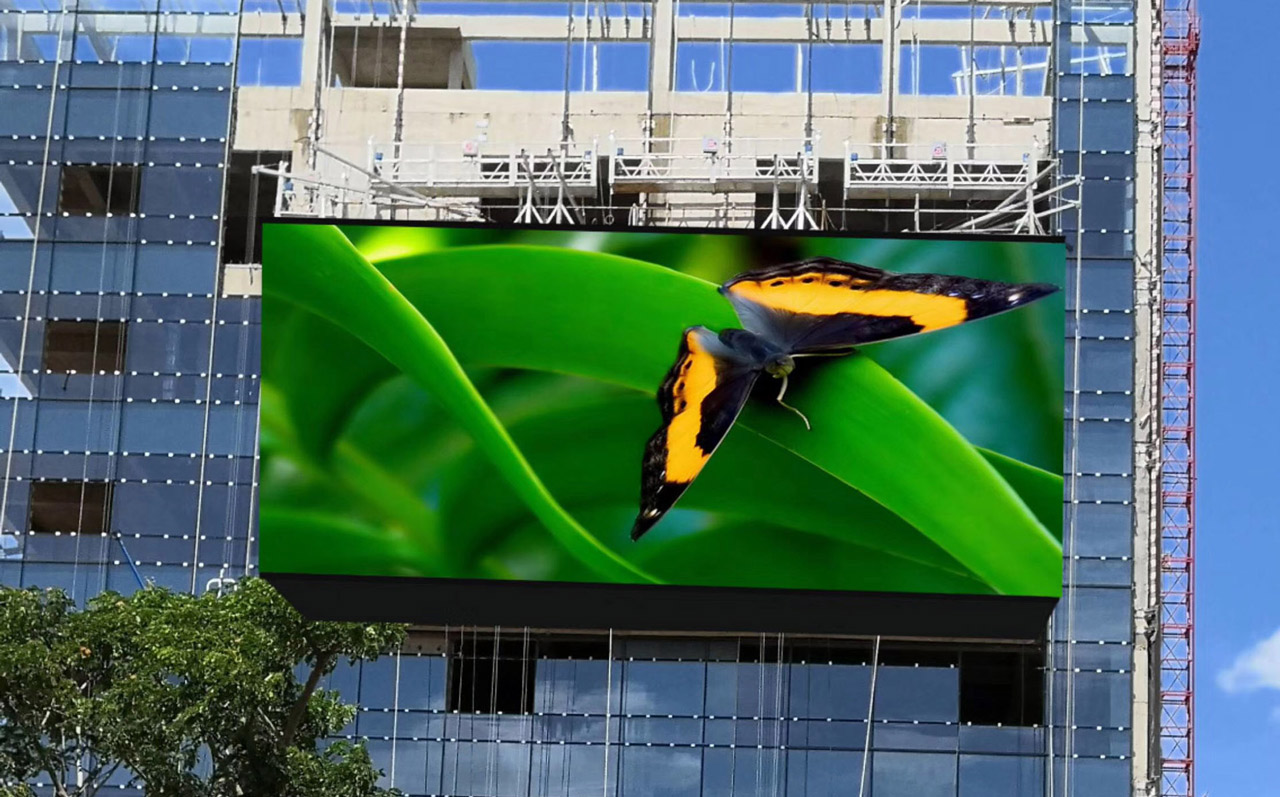 Building Façade X4 80sqm LED Advertising Billboard