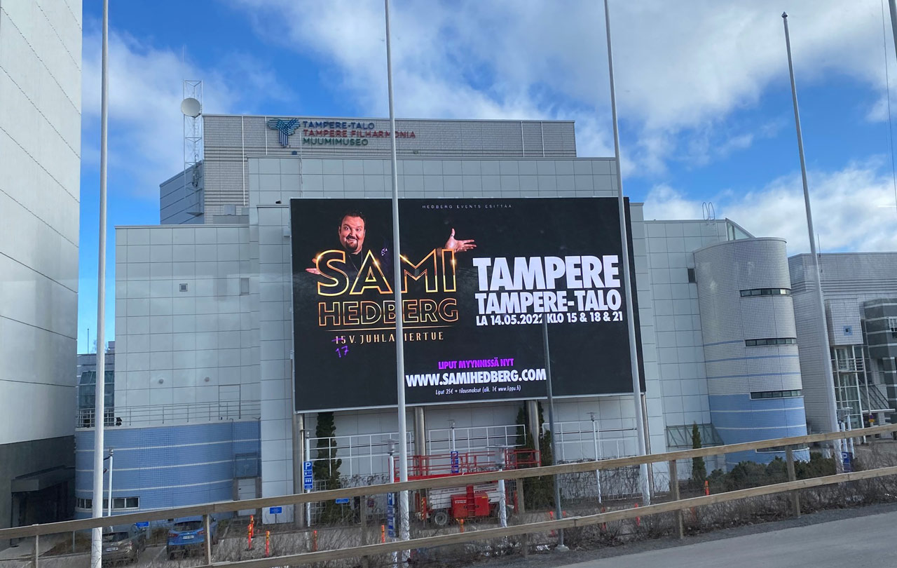 Finland X6 200sqm LED Advertising Billboard